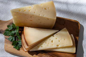 Spanish hard manchego, cow, sheep and goat cheese