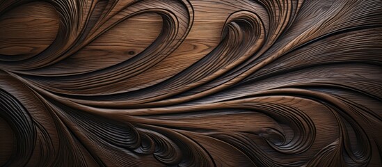 This close up view showcases the intricate textures of a wooden background, revealing the unique patterns and grains of the wood up close.