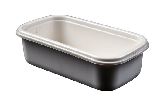 Food container on transparent background PNG image