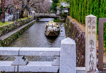京都、高瀬川一之船入