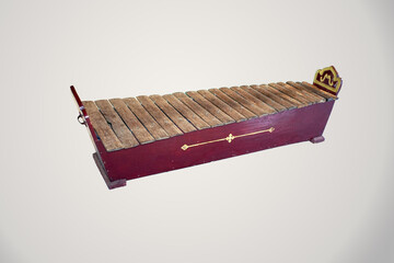 traditional Javanese gamelan musical instrument. a beating musical instrument for sounding a xylophone or gambang