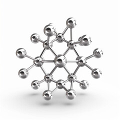3d render of a molecule
