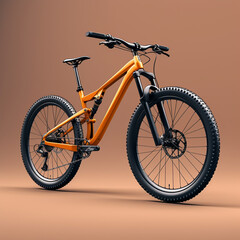 Obraz premium silhouette of a bike