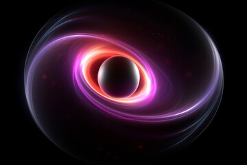 Obraz premium Abstract colorful galaxy wallpaper,black hole,abstract neon light
