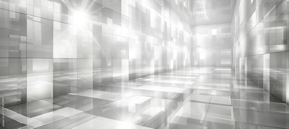 Poster dynamic 3d business background with extensive area for text placement and copy space