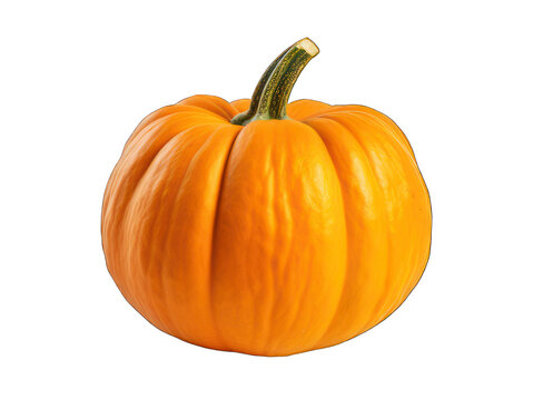 Pumpkin isolated on transparent background, transparency image, removed background