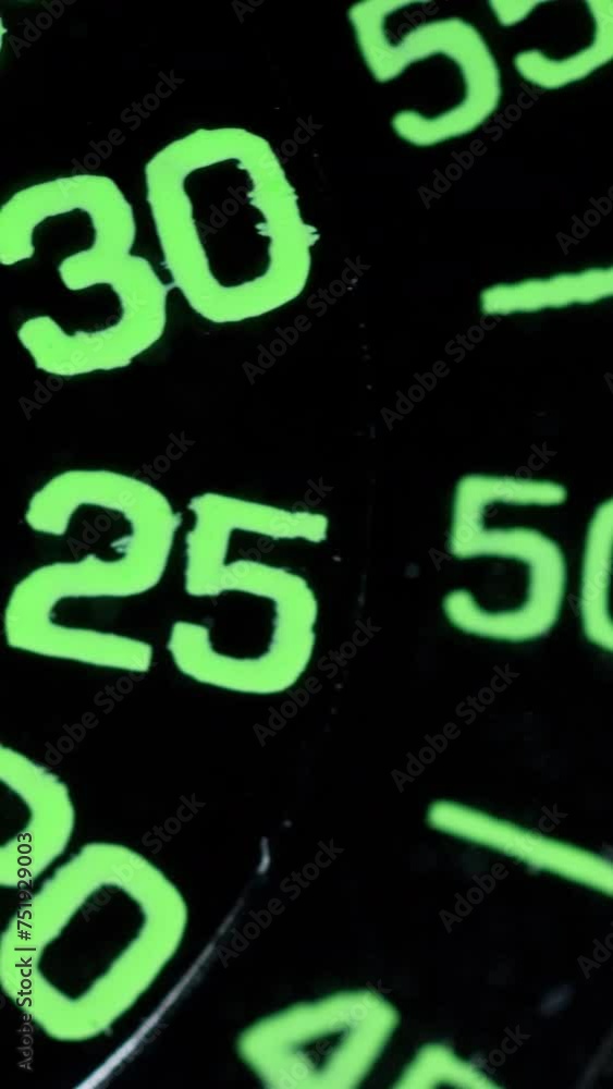 Poster watch clock timer in vertical