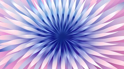 Pointed Pulses in Blue White Pink and Purple, Rotation - Optical Illusion Pulsation