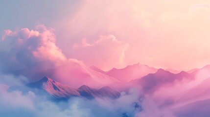Soft and inviting 4K HD wallpaper with a focus on simplicity, using pastel hues and uncomplicated...