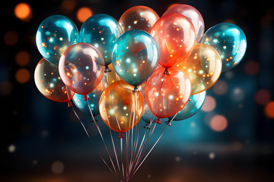 LED Balloons birthday