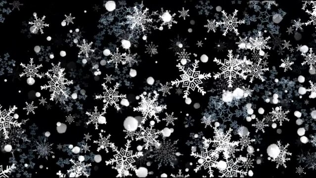 black and white snowy background