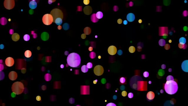 Colorful bouncing balls