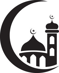 Mosque Logo Vector graphics design