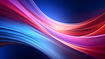 Naklejka premium Neon speed abstract background, abstract future technology background