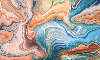 Fluid color abstract 