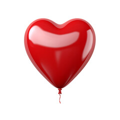 Romantic Red Heart Balloon Art