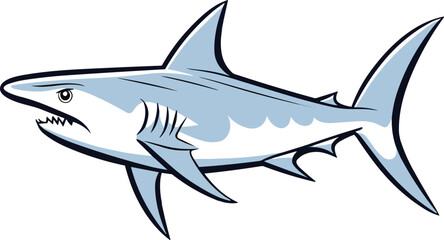 Naklejka premium 상어