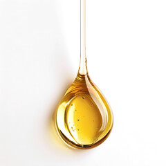 Honey spill, Sweet honey spill drip isolated isolated on transparent png.	
