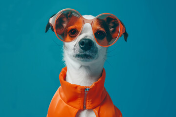 Fashion with Character: Stylish Jack Russell