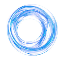 Magic circle light isolated on transparent png.