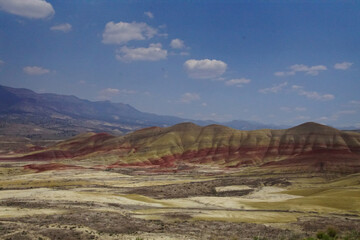 Striated red and brown paleosols in the Painted Hills