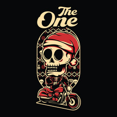 Skeleton On Motorcycle 