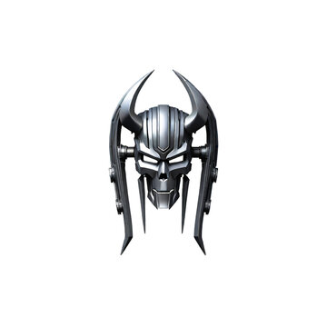 spartan warrior helmet isolated on transparent background 3d render illustration