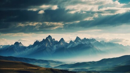 Obraz premium Amazing view to stunning landscape background