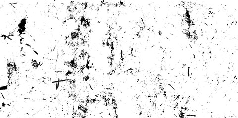 Abstract grunge texture design on a white background. Rough black and white texture. Distressed overlay texture. Grunge background. Abstract textured effect. Black isolated on white background.