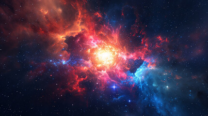 abstract background glow of space