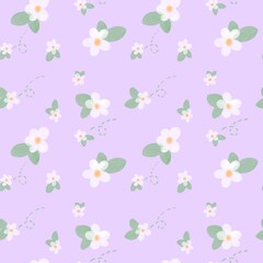 seamless pattern with flowers