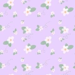 seamless pattern with flowers