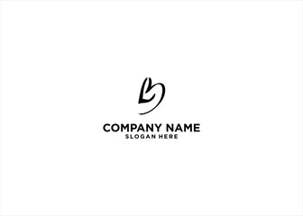 BL logo design vector template