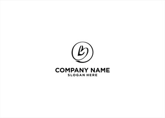 BL logo design vector template