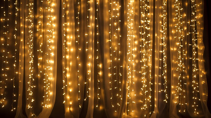 Decorative lights for wedding venue