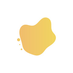 Fluid liquid abstract shape element vector design templates simple and modern