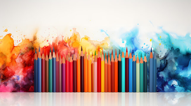 Pencil Watercolor Style