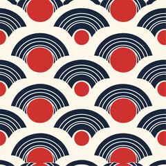 Japanese seamless pattern collection, Decorative wallpaper