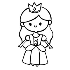 Queen doodle cute