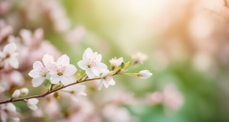 Fototapeta premium Blooming beauty in soft focus