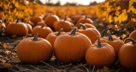  Autumn Harvest - A Bountiful Pumpkin Patch