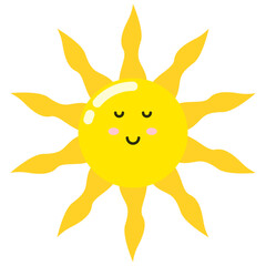 Cute Sun Vector
