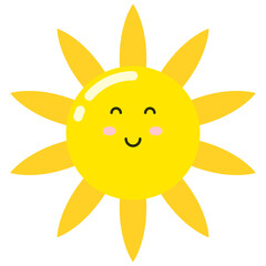 Cute Sun Vector