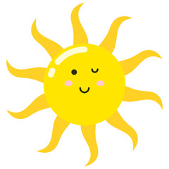Cute Sun Vector