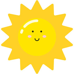 Cute Sun Vector
