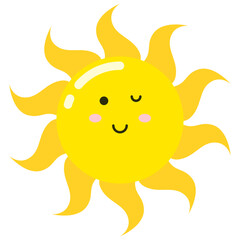 Cute Sun Vector