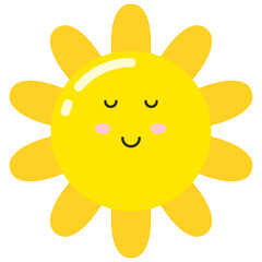 Cute Sun Vector