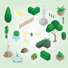 garden park landscape elements