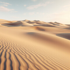 Fototapeta na wymiar Smooth Sand Dunes Texture