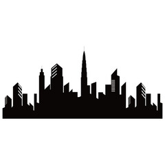 City Silhouette Element